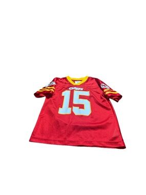 NFL Boys Red Kansas City Chiefs Patrick MAHOMES Football Jersey! Medium 8